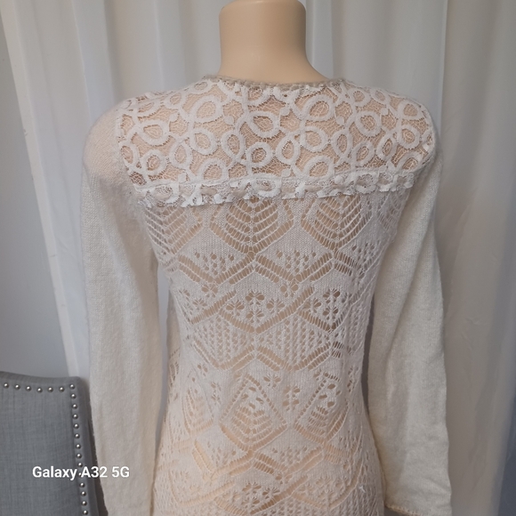Mystree Size M Elegant Lace Cardigan - Picture 6 of 11